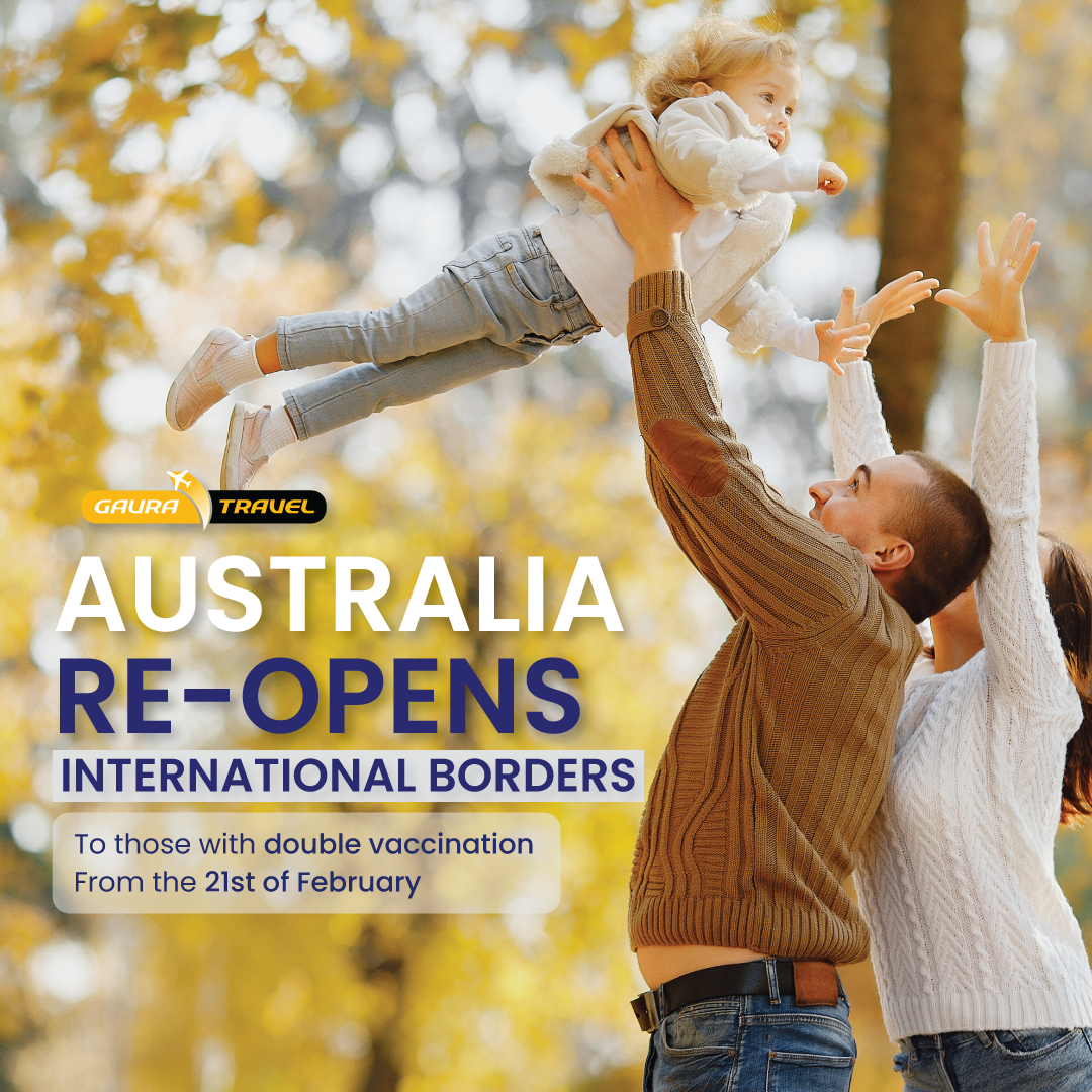 Australian borders open for tourists