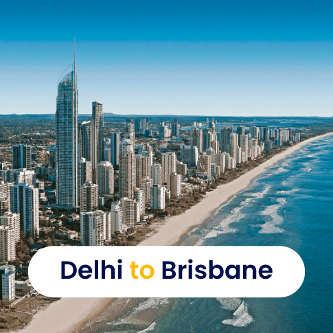 delhi to brisbane