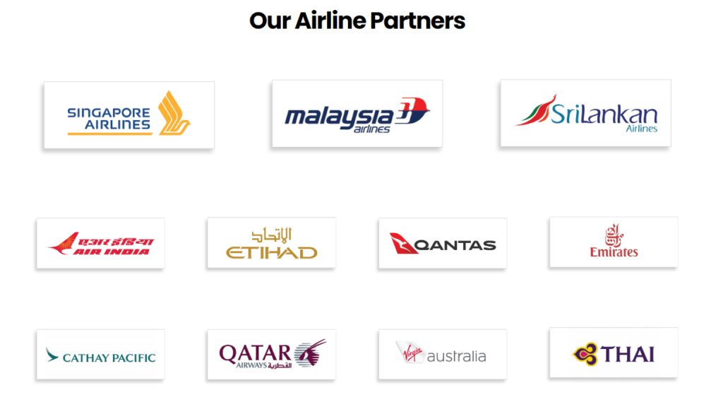 Our Airline partners